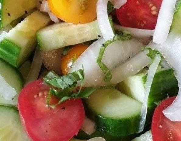 Marinated Cucumbers, Onions, and Tomatoes!!!