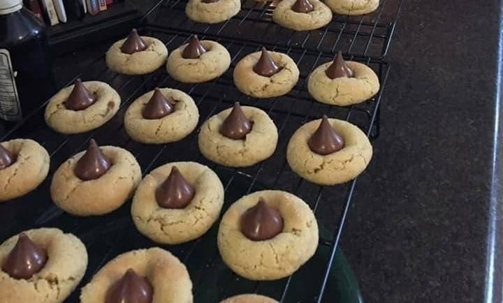 These Peanut Blossoms are soft and chewie