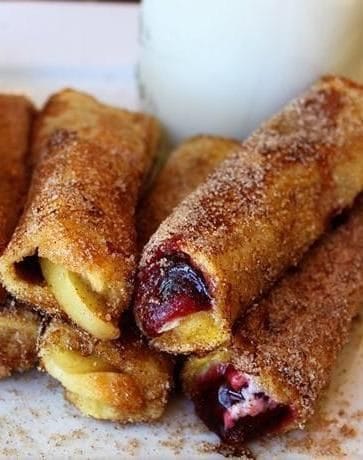 Apple Pie French Toast Roll Ups!!!