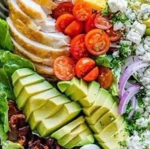 Cobb salad with dressing!!!!