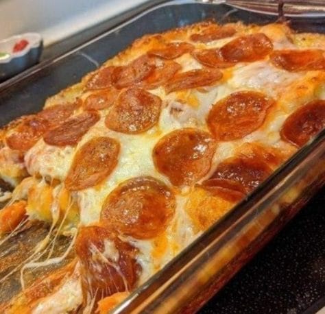 Pepperoni Pizza Casserole!!!