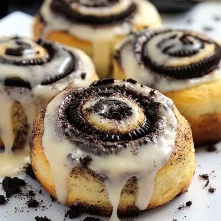 Oreo Stuffed Cinnamon Rolls: A Decadent Twist on a Classic Treat! 🍫🍩