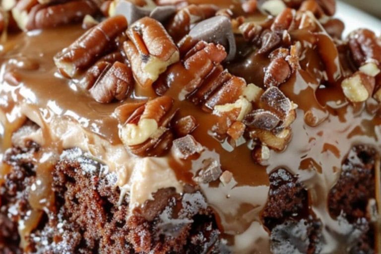 Chocolate Turtle Cake