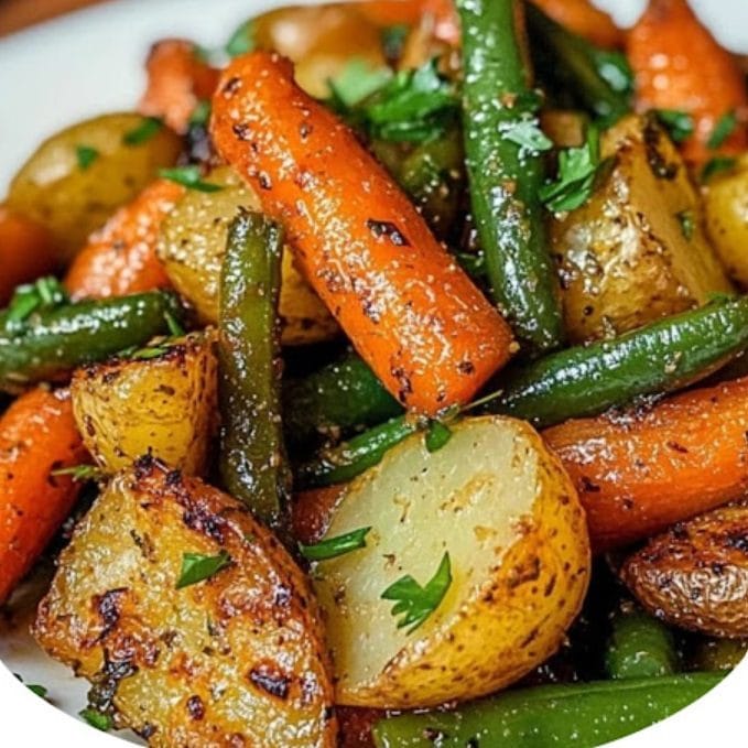 Garlic Herb Roasted Veggies
