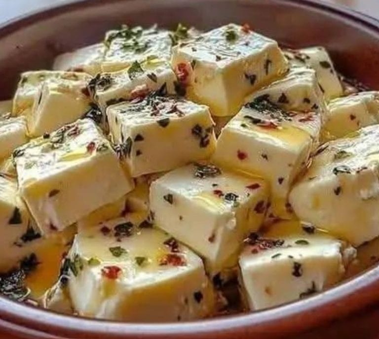 Ultimate Marinated Feta Cheese Cubes