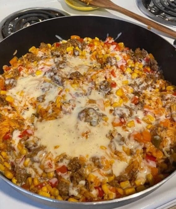 Easy Stuffed Pepper Casserole