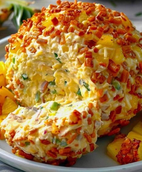 Heavenly Pineapple Cheeseball
