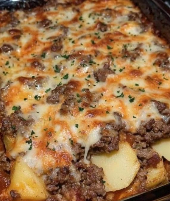 MEAT AND POTATO CASSEROLE
