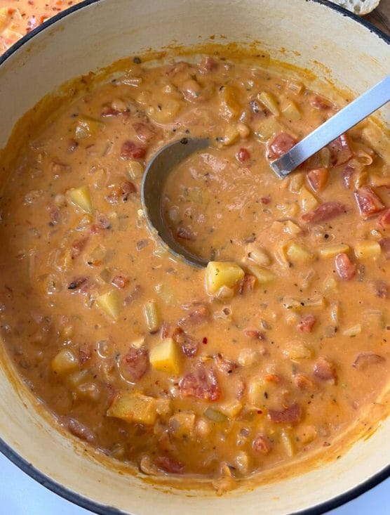 Hearty Fire Roasted Tomato Soup