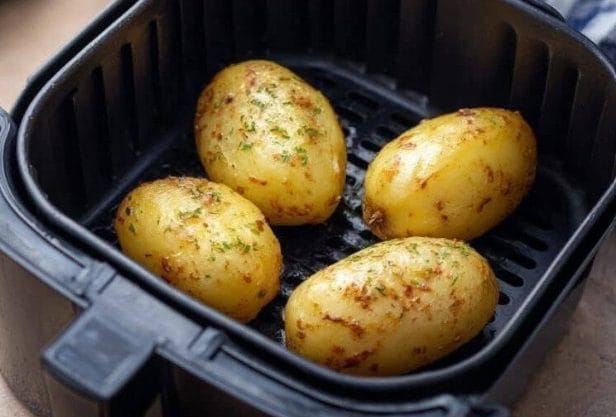 The Fastest Air Fryer Baked Potato