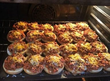 Old School Pizza Burgers