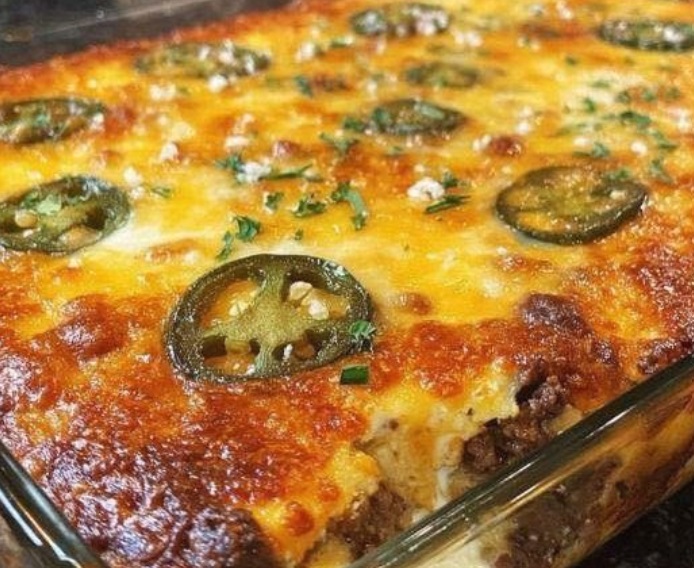 Creamy Jalapeño Popper Casserole