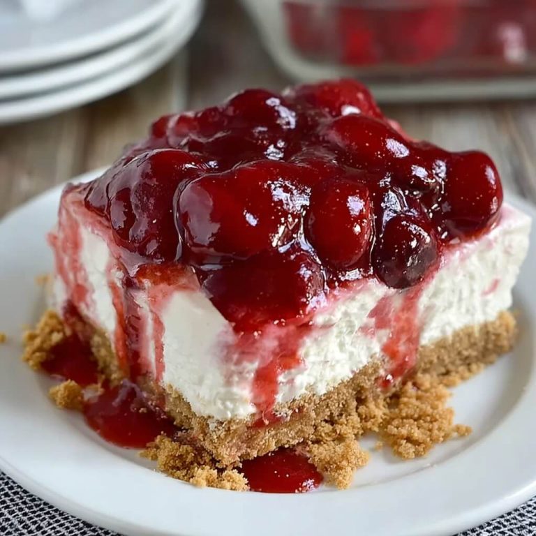 Easy No-Bake Cherry Cheesecake