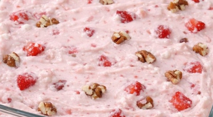 My mother-in-law Sue calls this a “salad,” but let’s be honest—it’s the best dessert on the table. Every time it’s served, the pan gets wiped clean in no time.