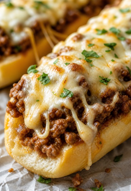 Philly Cheesesteak Garlic Bread