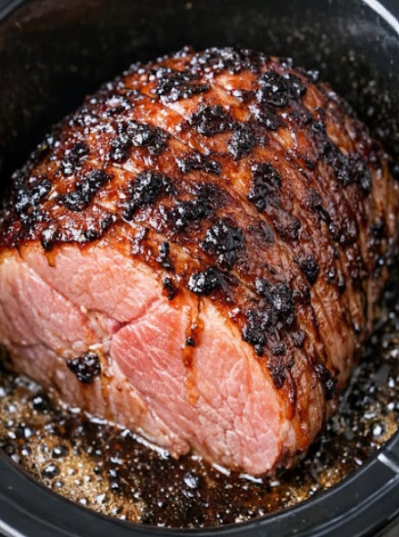 Slow Cooker 3-Ingredient Cola Ham