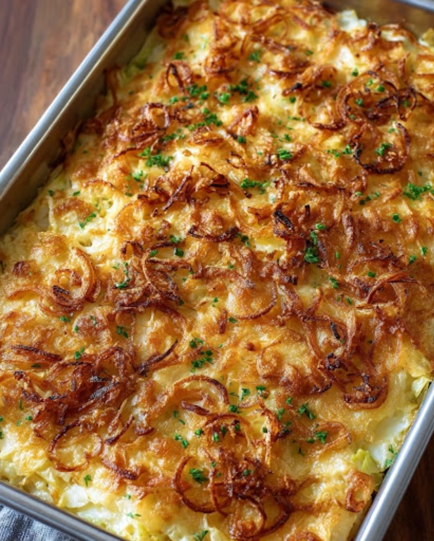 Polish Potato & Cabbage Casserole