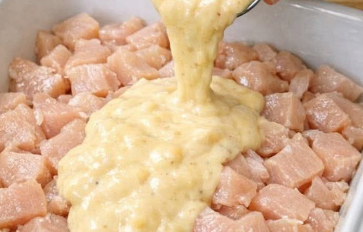 5-Ingredient Amish Chicken Noodle Bake