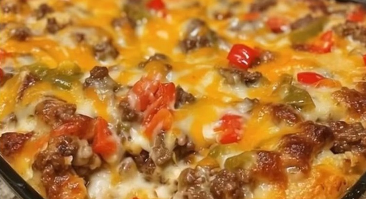 Philly Cheesesteak Casserole