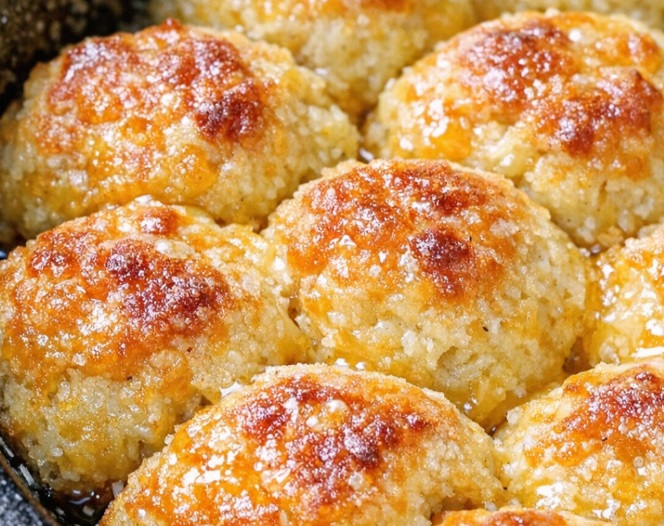 My kids demanded I make a double batch of these for Sunday dinner after eating the first pan straight from the oven. Just 3 ingredients for the absolute best buttery goodness