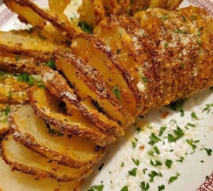 Air Fryer Sliced Potatoes