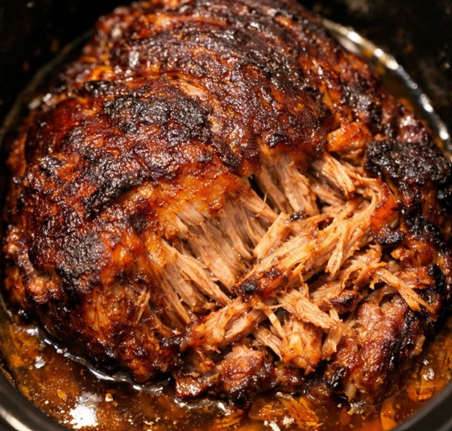 Dump a whole pork butt in the pot with 4 simple ingredients. The kind of Sunday dinner grandma made look effortless.