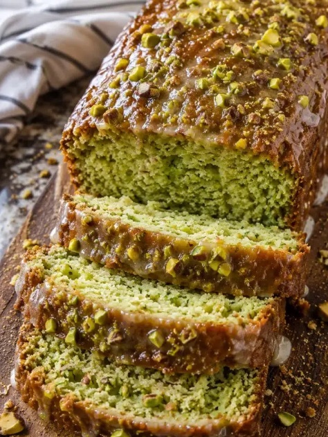 Pistachio Zucchini Bread