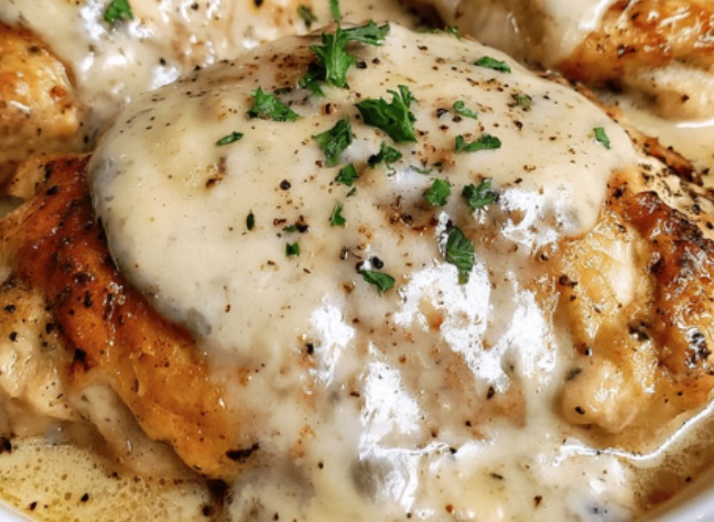 Slow Cooker Country Gravy Chicken